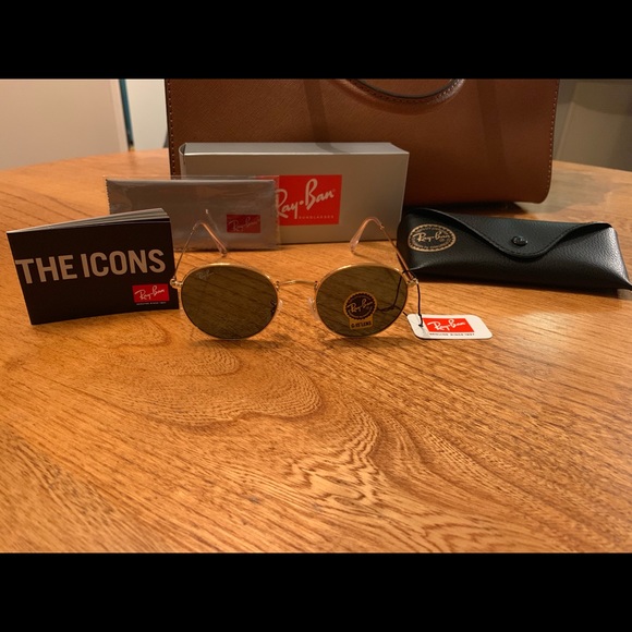 RAY-BAN ROUND METAL SUNGLASSES - Picture 2 of 8